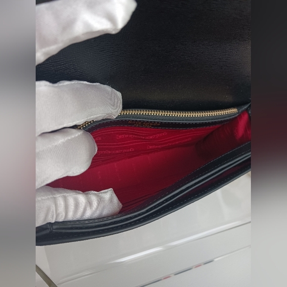 NWT Kate Spade - Morgan Stencil Hearts Embossed Crossbody Bag - Picture 5 of 14